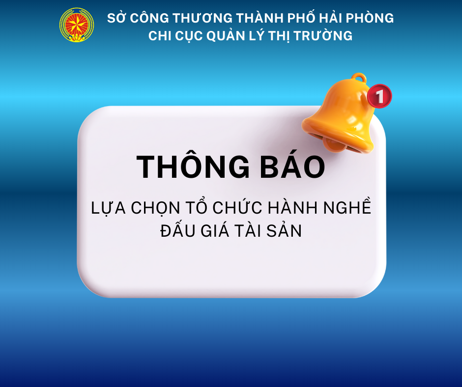 Thông báo bán tài sản được xác lập quyền sở hữu toàn dân theo hình thức chỉ định